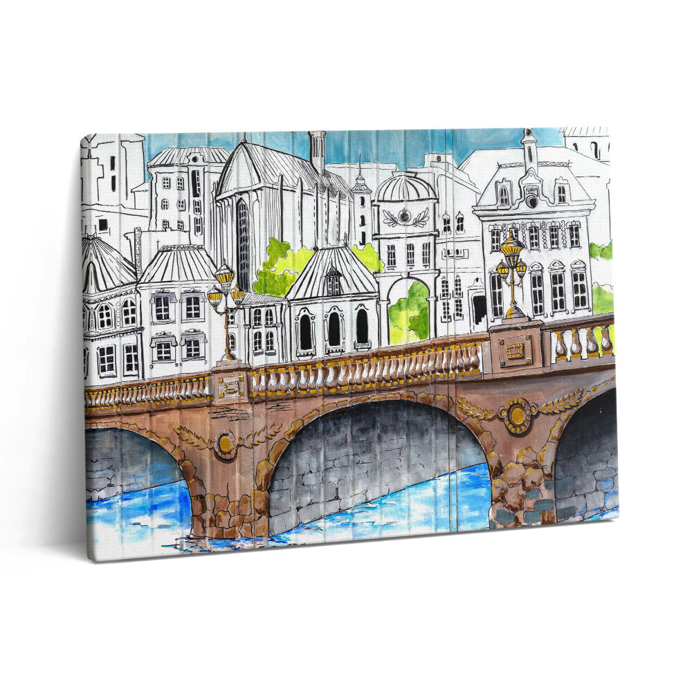 Vászonkép falra 80x60 Városi graffiti kultúra - Franciaország