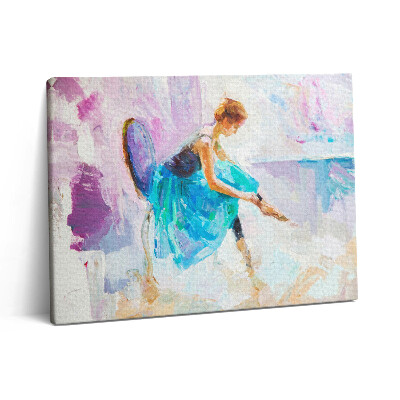Vászonkép falra 80x60 Balett-táncosok edzése