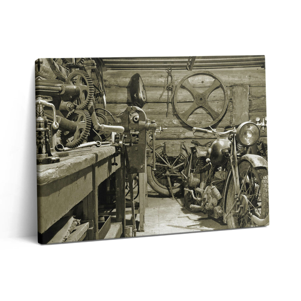 Vászonkép falra 80x60 Régi motorkerékpárok