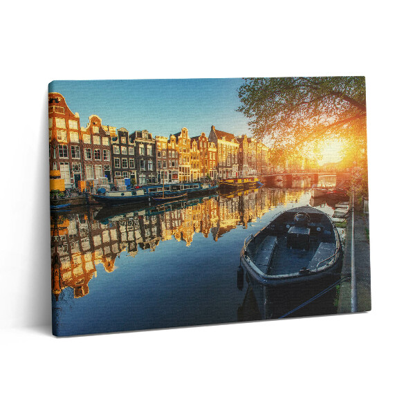 Vászonkép falra 80x60 Amszterdam városa