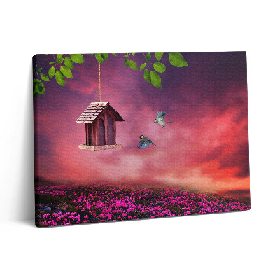 Vászonkép falra 80x60 Akna ketrec