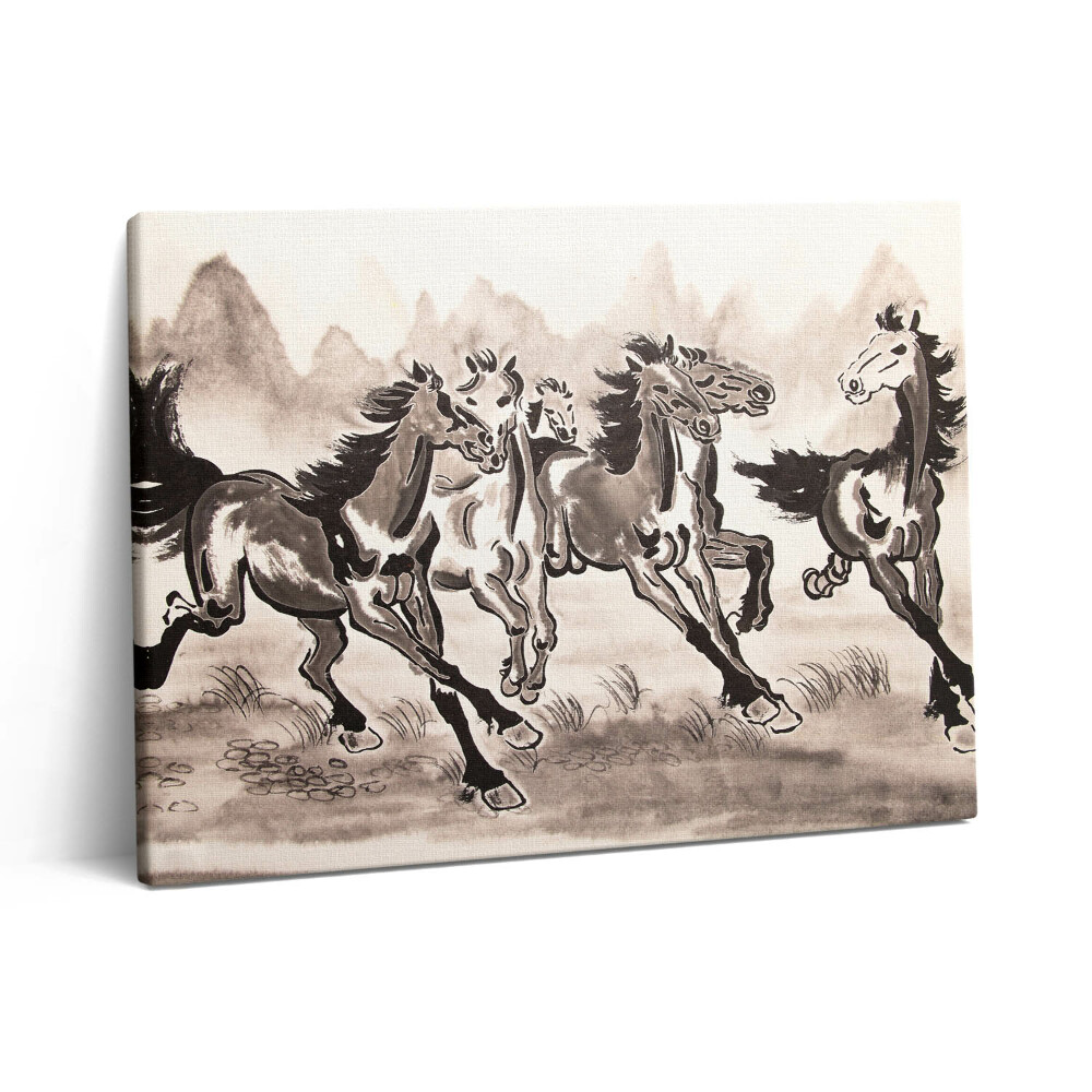 Vászonkép falra 80x60 Galoppozó lovak