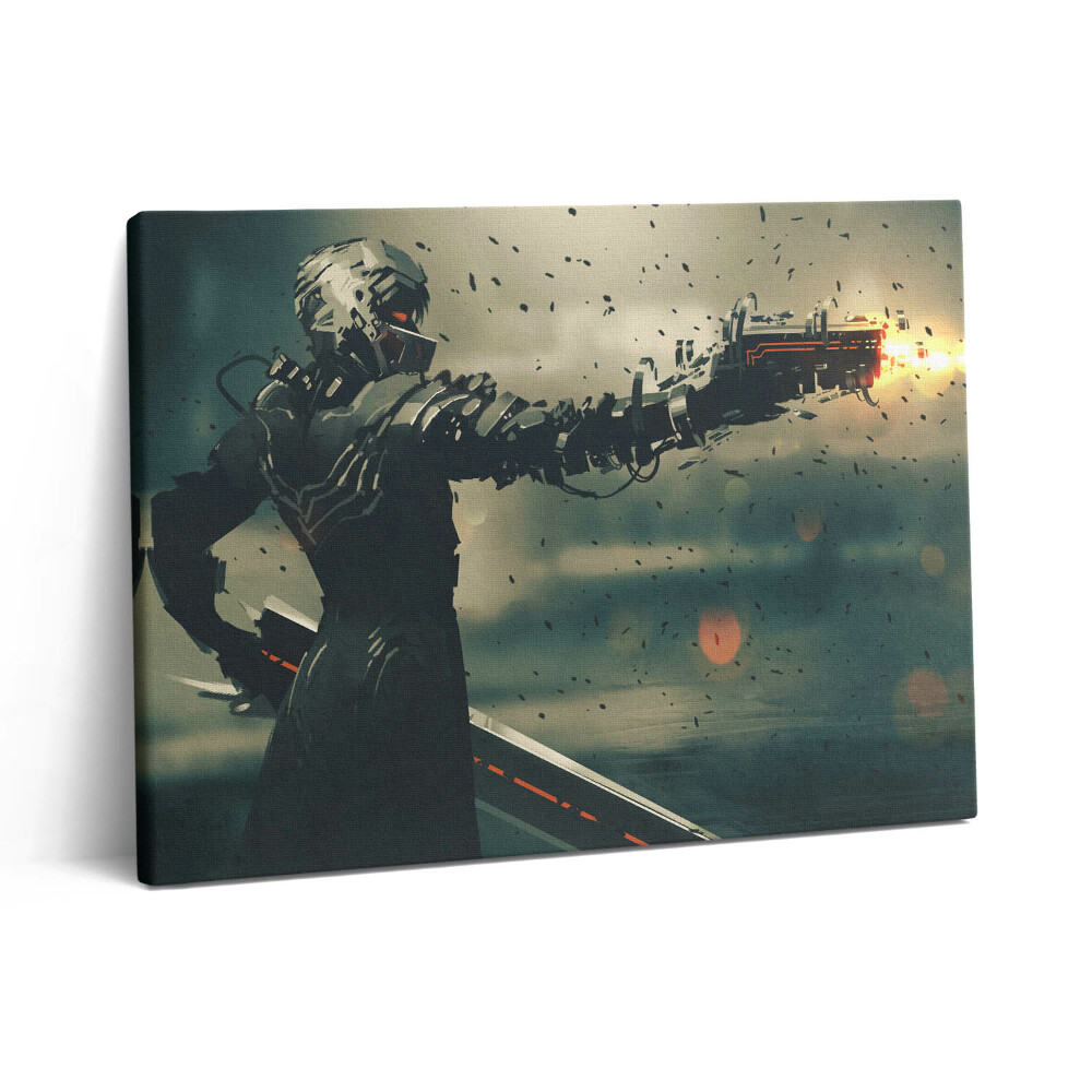 Vászonkép falra 80x60 Science-fiction illusztráció játékokhoz