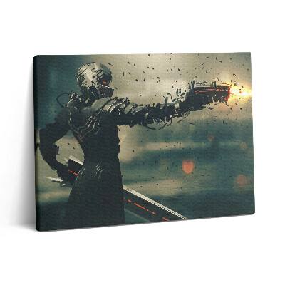 Vászonkép falra 80x60 Science-fiction illusztráció játékokhoz