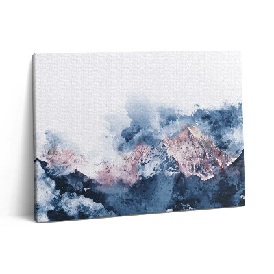 Vászonkép falra 80x60 Absztrakt hegyvonulatok