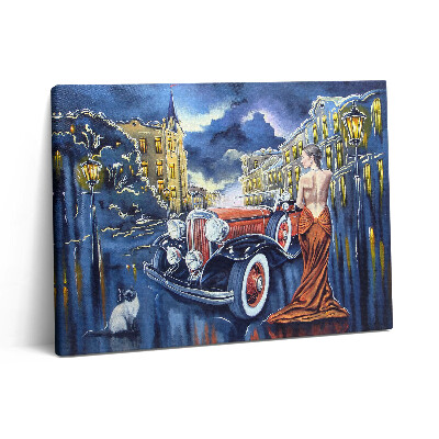 Vászonkép falra 80x60 Régi retro autó