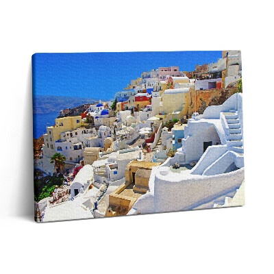 Vászonkép falra 80x60 Görögország Santorini