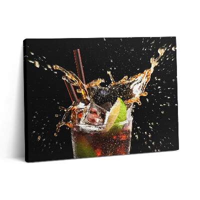 Vászonkép falra 80x60 Ital jéggel