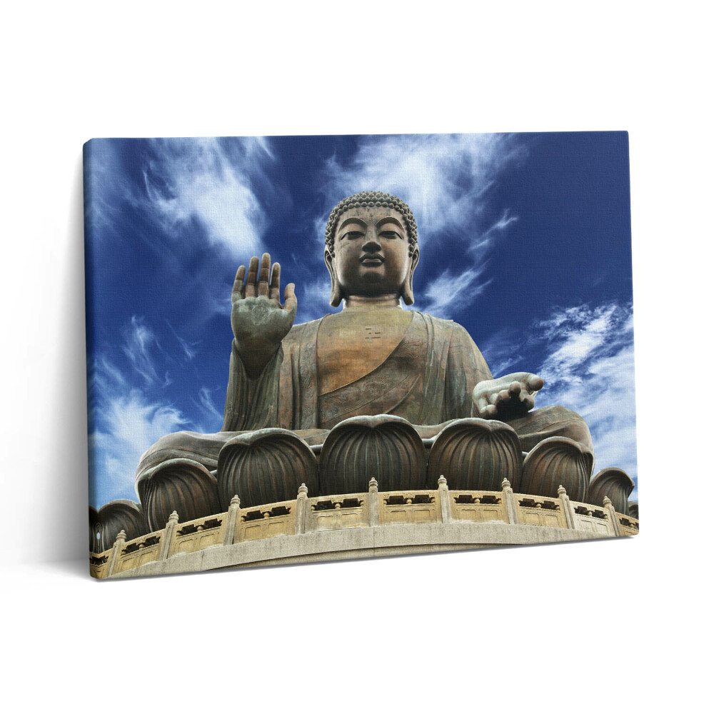 Vászonkép falra 80x60 Tian Tan Buddha Hongkongban