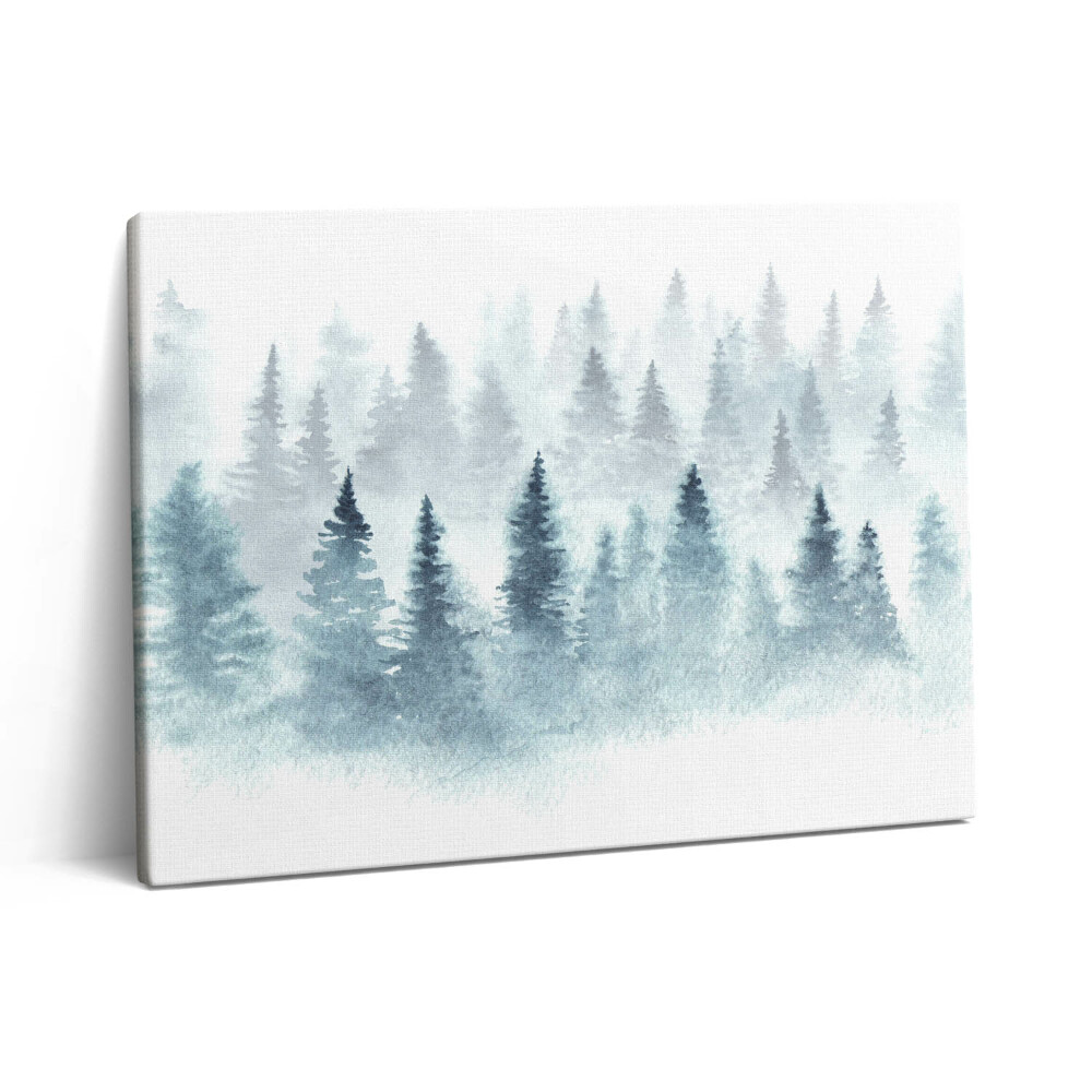 Vászonkép falra 80x60 Téli erdő