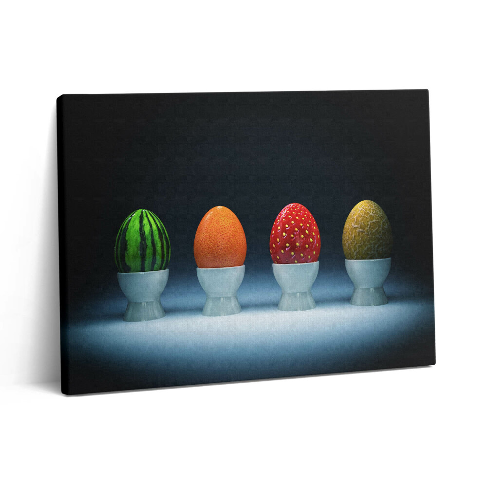 Vászonkép falra 80x60 Húsvéti tojások