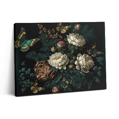 Vászonkép falra 80x60 Növényi virágminta