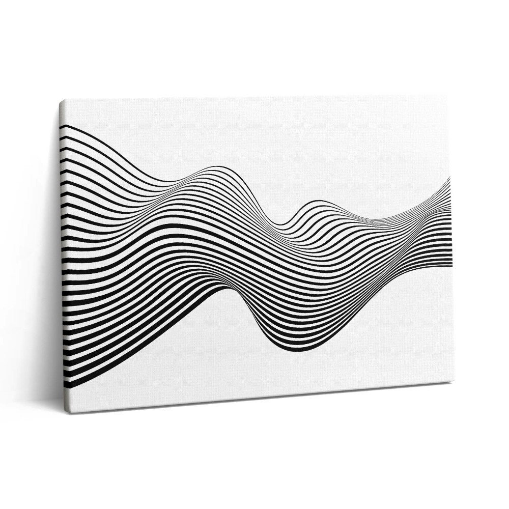 Vászonkép falra 80x60 Lineáris optikai művészet