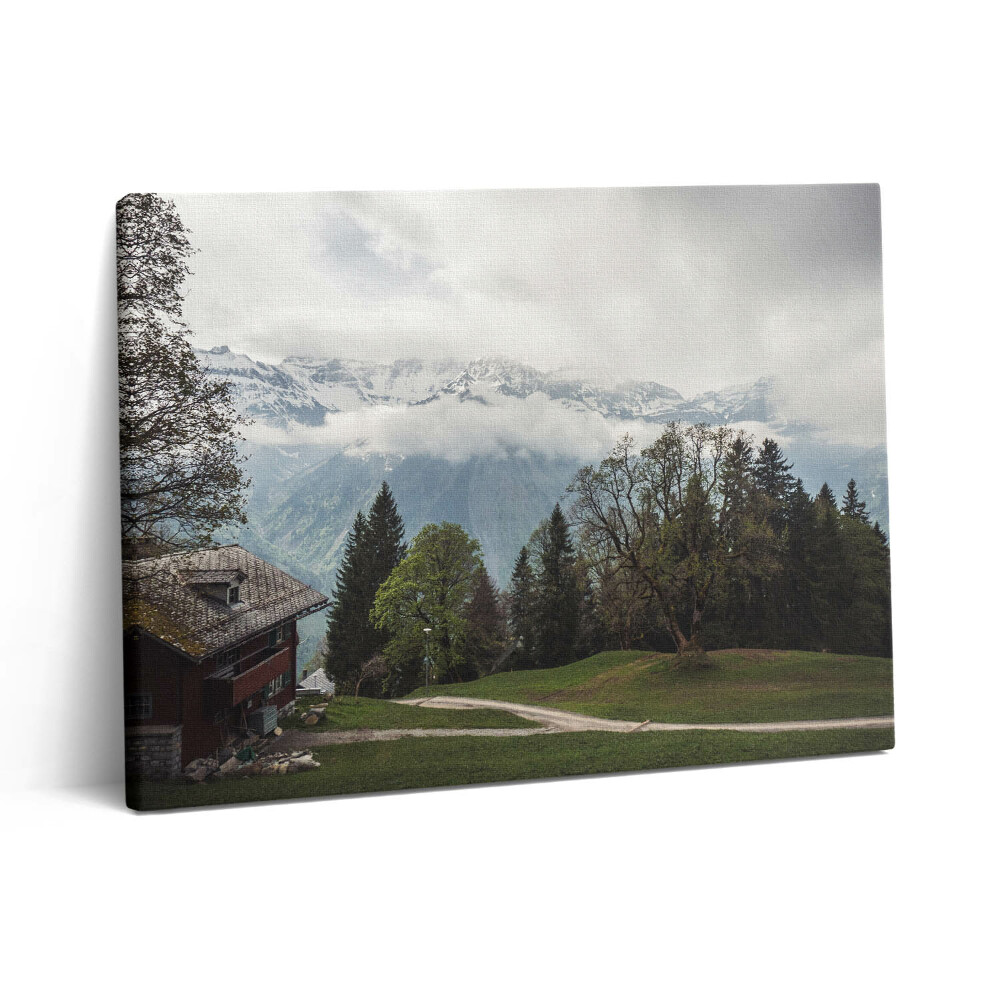 Vászonkép falra 80x60 Festői kilátás a hegyekre