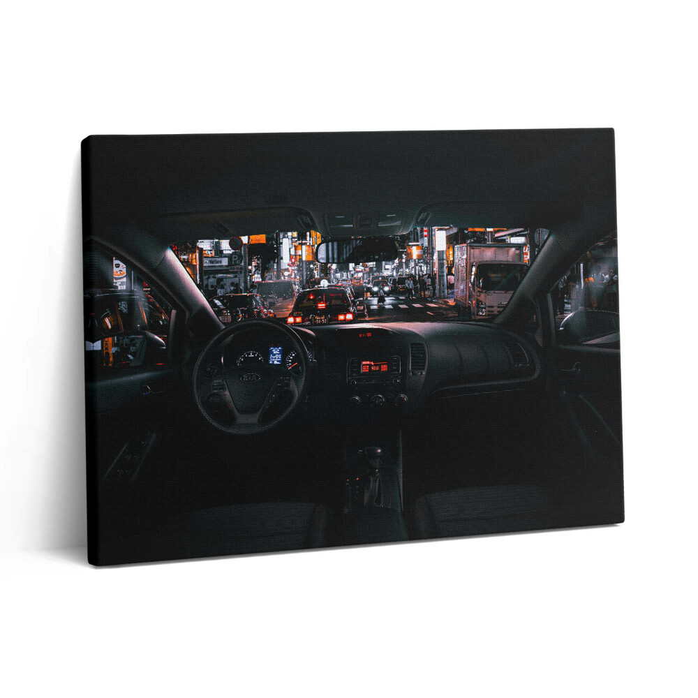 Vászonkép falra 80x60 Autó Tokióban