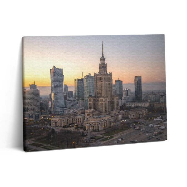 Vászonkép falra 80x60 Kulturális és Tudományos Palota Varsó