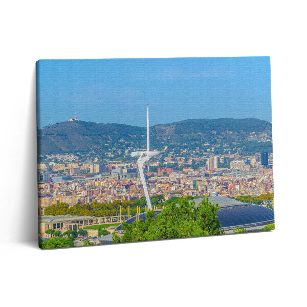Vászonkép falra 80x60 Olimpiai park Barcelonában Katalóniában