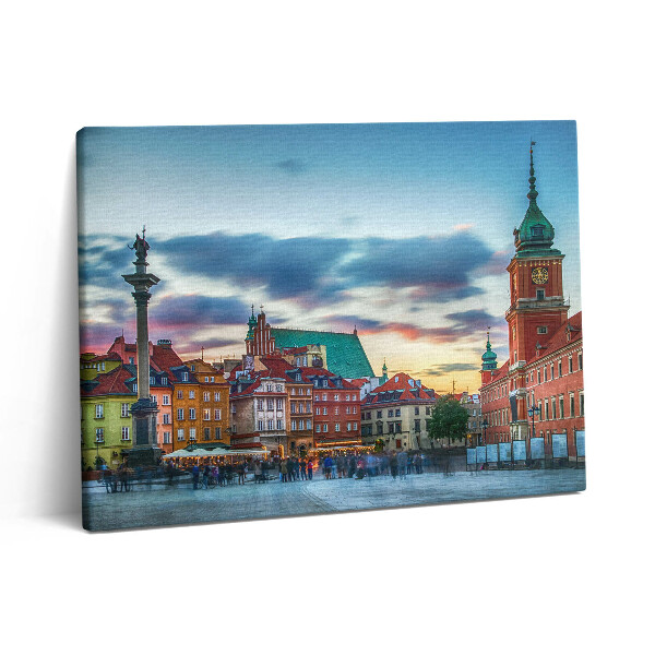 Vászonkép falra 80x60 Varsói óváros kastélya