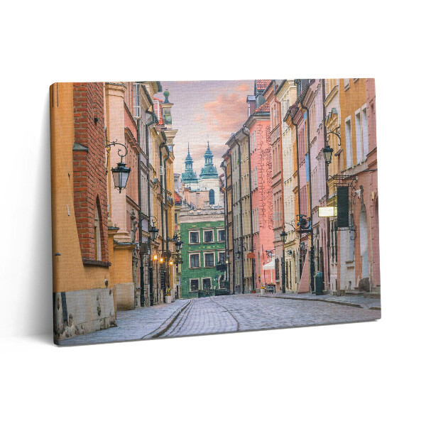Vászonkép falra 80x60 Varsó óvárosa