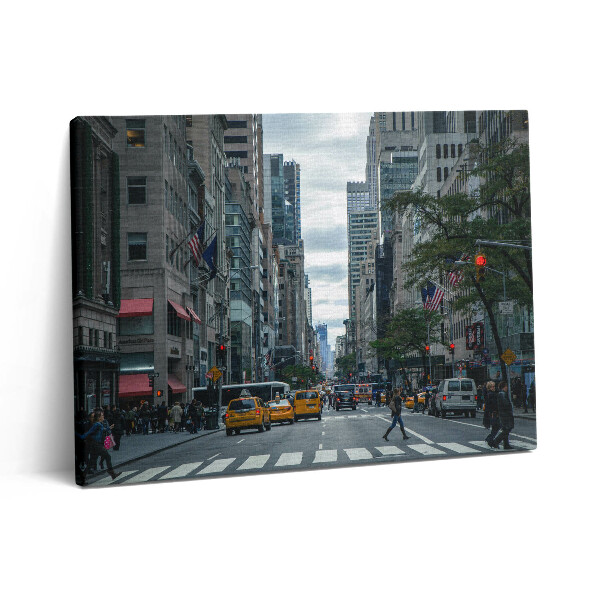 Vászonkép falra 80x60 New York-i utcai taxi