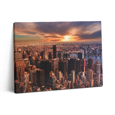 Vászonkép falra 80x60 New York nyugati részének tájképe