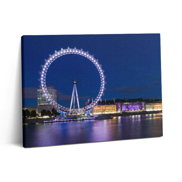 Vászonkép falra 80x60 Óriáskerék London Eye London
