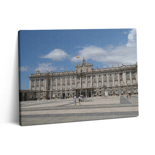 Vászonkép falra 80x60 Történelmi palota Madridban