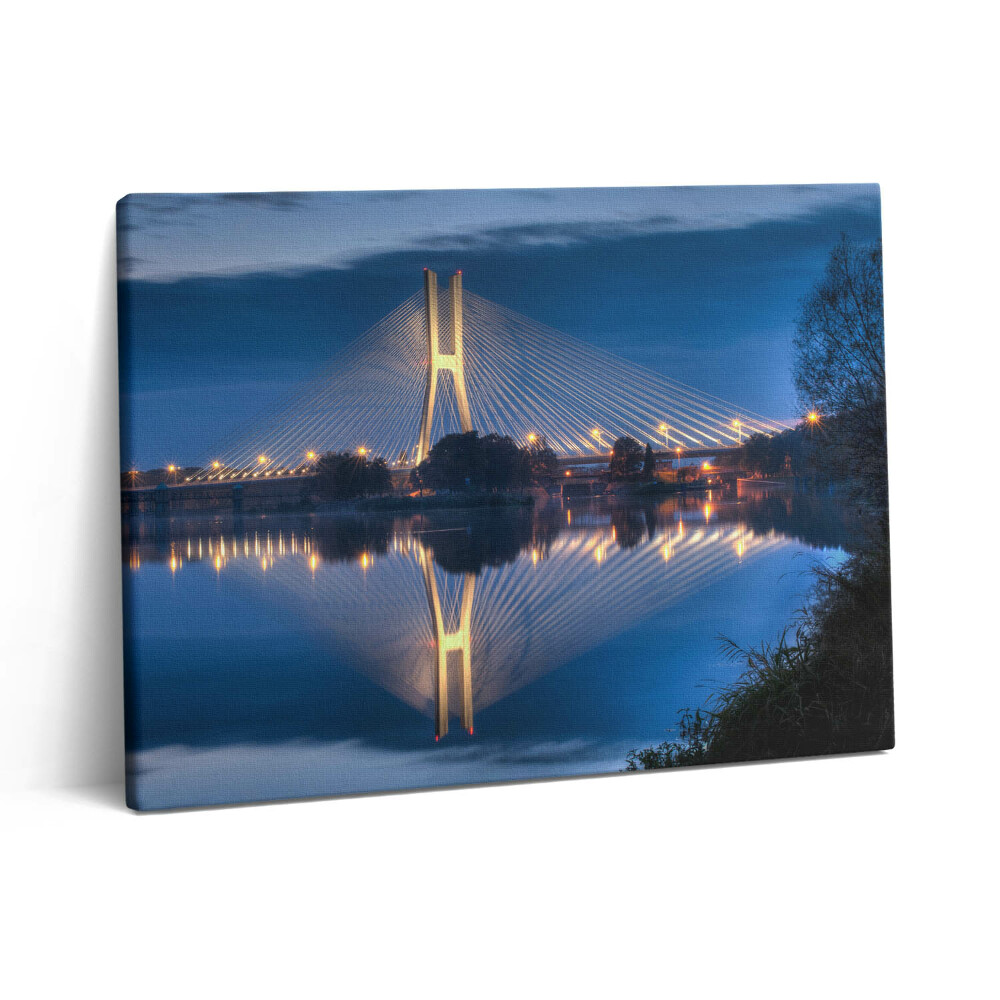 Vászonkép falra 80x60 Most Rędziński Wroclaw