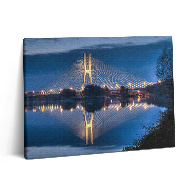 Vászonkép falra 80x60 Most Rędziński Wroclaw