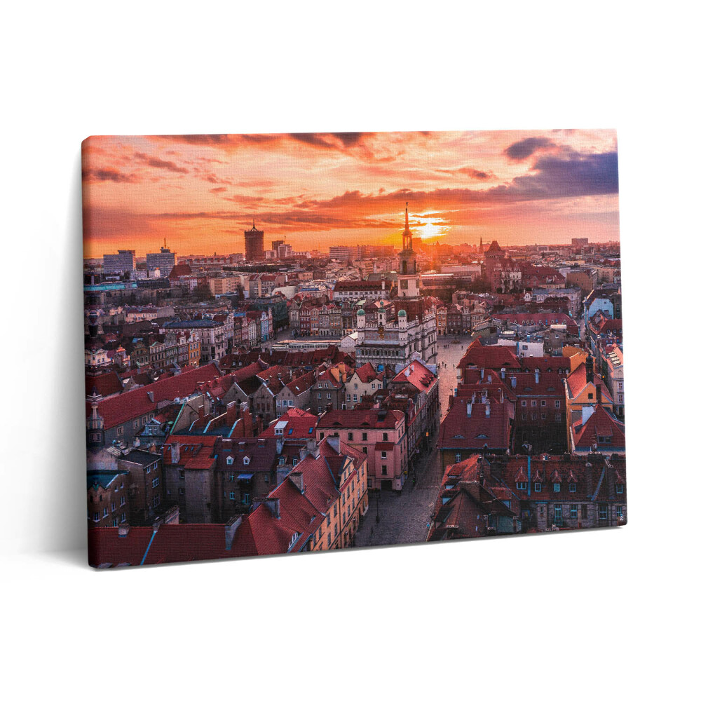 Vászonkép falra 80x60 Poznan - panoráma