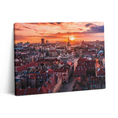 Vászonkép falra 80x60 Poznan - panoráma