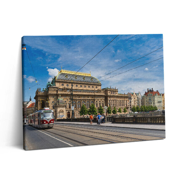 Vászonkép falra 80x60 Nemzeti Színház Prágában