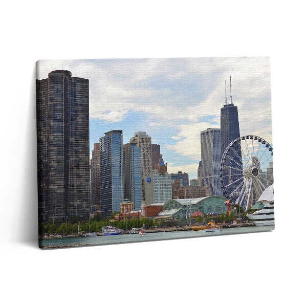 Vászonkép falra 80x60 Chicagói tájkép