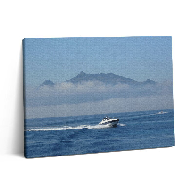 Vászonkép falra 80x60 Vitorlás az óceánon