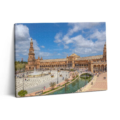 Vászonkép falra 80x60 Plaza de España Sevillában