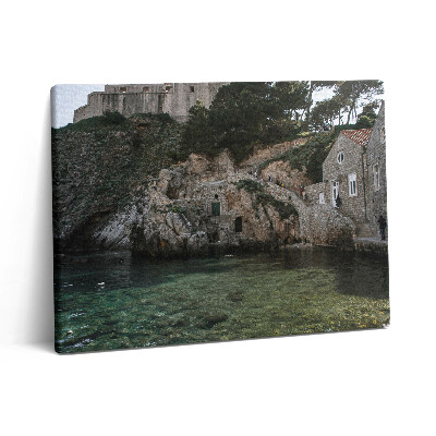 Vászonkép falra 80x60 Dubrovnik városrész