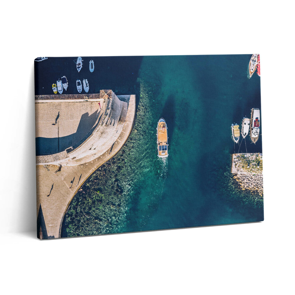 Vászonkép falra 80x60 Vitorlás hajó a vízen