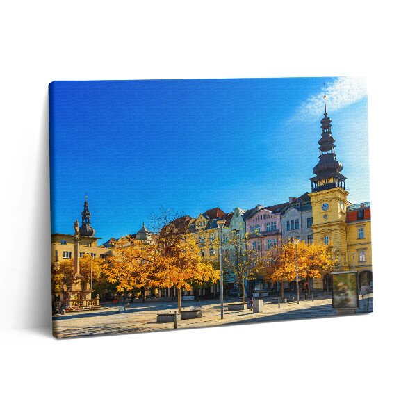 Vászonkép falra 80x60 Masaryk tér és a régi városháza