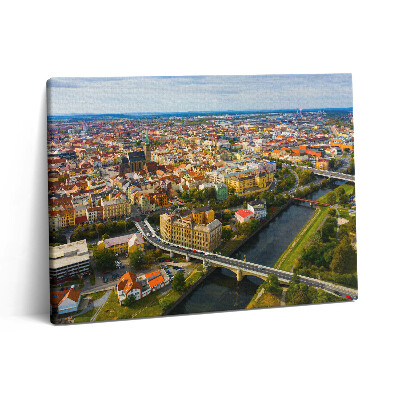 Vászonkép falra 80x60 Pilseni városkép