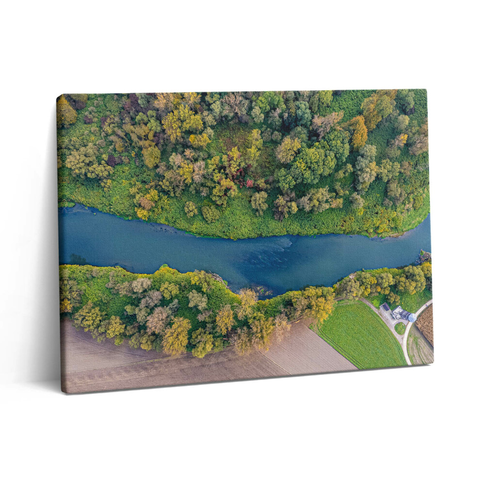 Vászonkép falra 80x60 Odera folyó a Cseh Köztársaságban