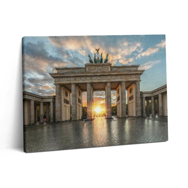 Vászonkép falra 80x60 Brandenburgi kapu Berlinben