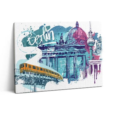 Vászonkép falra 80x60 Utazás Berlinben