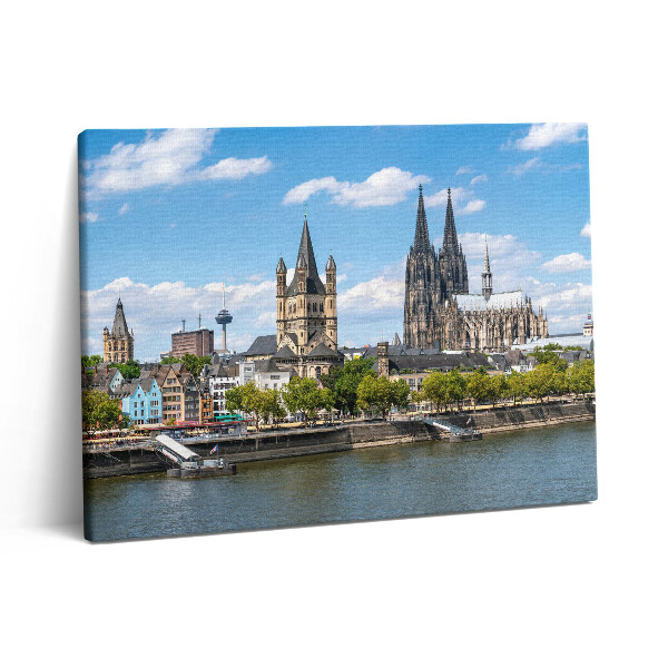 Vászonkép falra 80x60 Kölni panoráma
