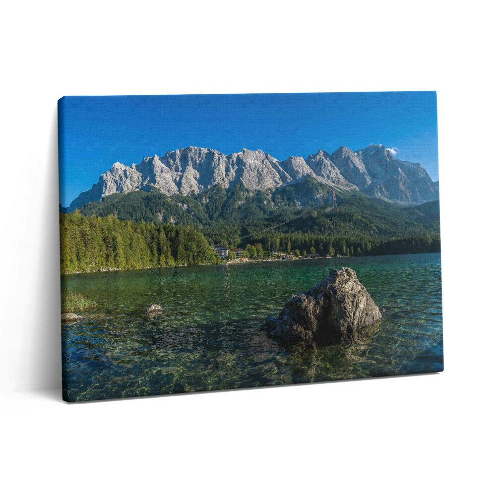 Vászonkép falra 80x60 Zugspitze csúcs Németországban