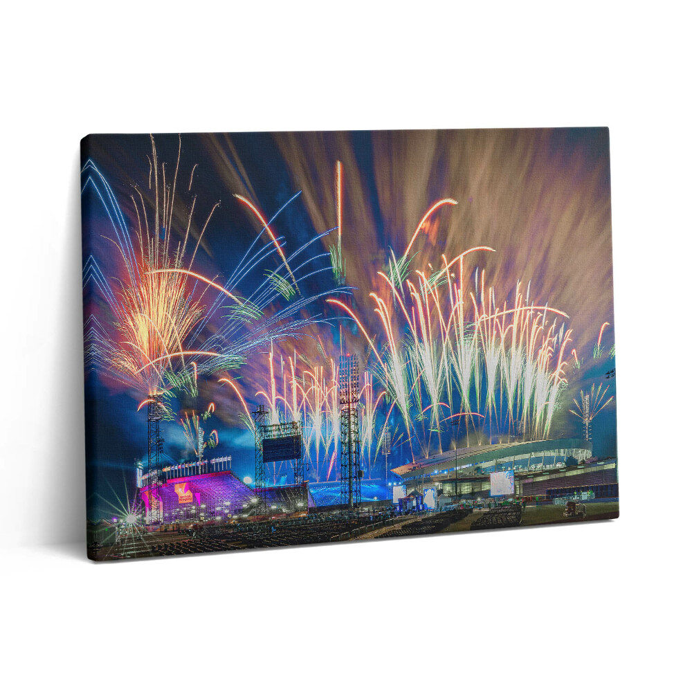 Vászonkép falra 80x60 Újév Birminghamben