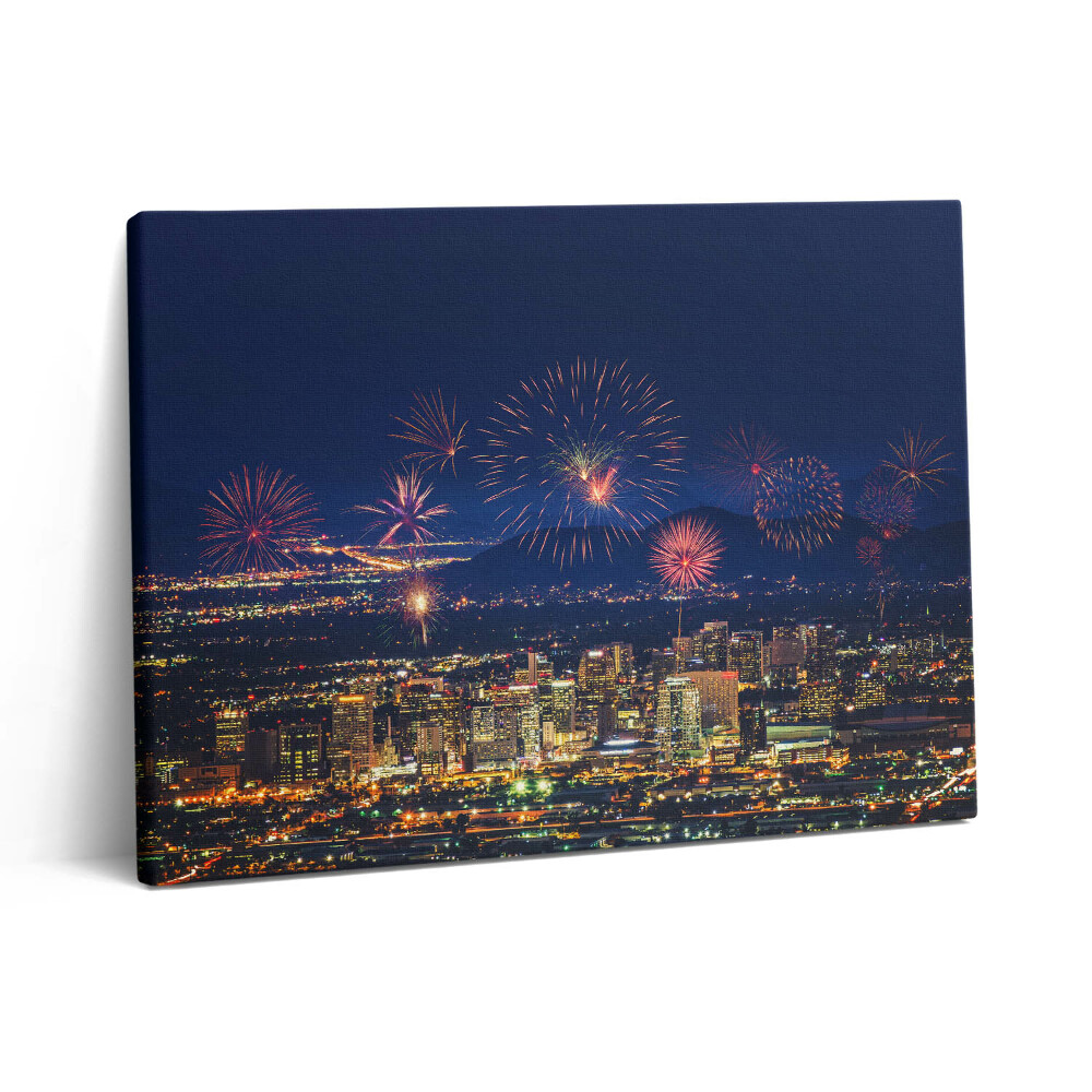 Vászonkép falra 80x60 Phoenix városa éjszaka