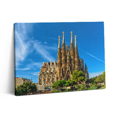 Vászonkép falra 80x60 Sagrada Familia katedrális