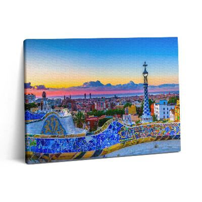 Vászonkép falra 80x60 Panoráma egy spanyol városról