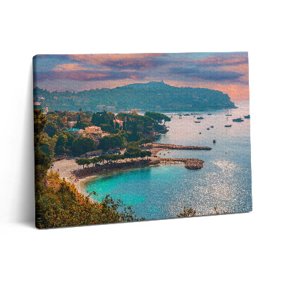 Vászonkép falra 80x60 A francia Riviéra látképe