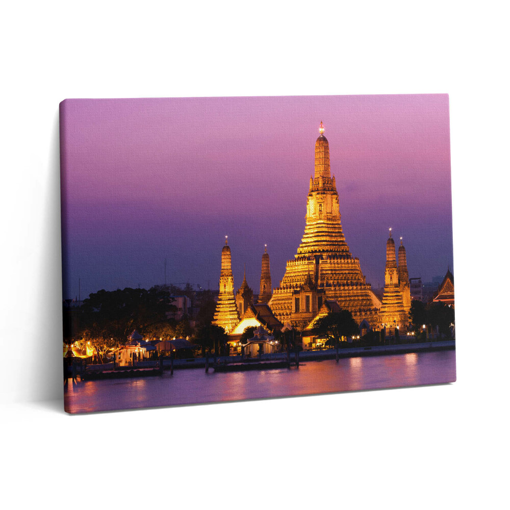 Vászonkép falra 80x60 Egy templom a thaiföldi Bangkokban